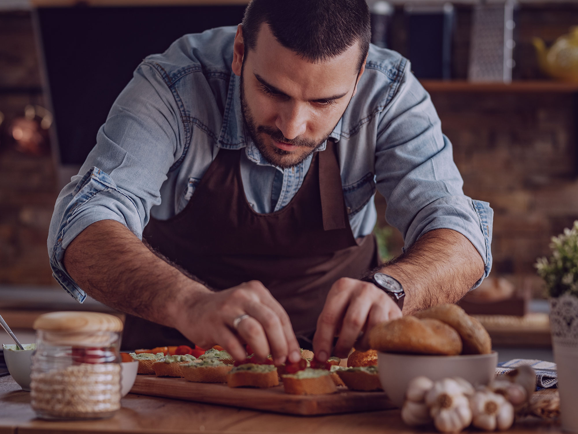 chef cocinando